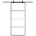 Ușă glisantă cu set de feronerie neagră 90x205 cm Sticlă ESG - WALTI WALTI