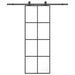 Ușă glisantă cu set de feronerie neagră 76x205 cm Sticlă ESG - WALTI WALTI