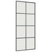Ușă glisantă cu set de feronerie neagră 90x205 cm Sticlă ESG - WALTI WALTI