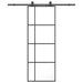 Ușă glisantă cu set de feronerie neagră 76x205 cm Sticlă ESG - WALTI WALTI
