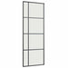 Ușă glisantă cu set de feronerie neagră 76x205 cm Sticlă ESG - WALTI WALTI