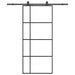 Ușă glisantă cu set de feronerie neagră 90x205 cm Sticlă ESG - WALTI WALTI