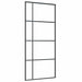 Ușă glisantă cu set de feronerie neagră 90x205 cm Sticlă ESG - WALTI WALTI