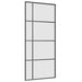 Ușă glisantă cu set de feronerie neagră 90x205 cm Sticlă ESG - WALTI WALTI