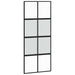 Ușă glisantă cu set feronerie neagră 90x205cm sticlă securizată - WALTI WALTI