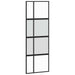 Ușă glisantă cu set feronerie neagră 76x205cm sticlă securizată - WALTI WALTI