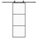 Ușă glisantă cu set de feronerie neagră 76x205 cm Sticlă ESG - WALTI WALTI