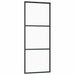 Ușă glisantă cu set de feronerie neagră 76x205 cm Sticlă ESG - WALTI WALTI