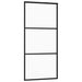 Ușă glisantă cu set de feronerie neagră 90x205 cm Sticlă ESG - WALTI WALTI