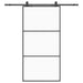 Ușă glisantă cu set de feronerie neagră 102x205 cm Sticlă ESG - WALTI WALTI