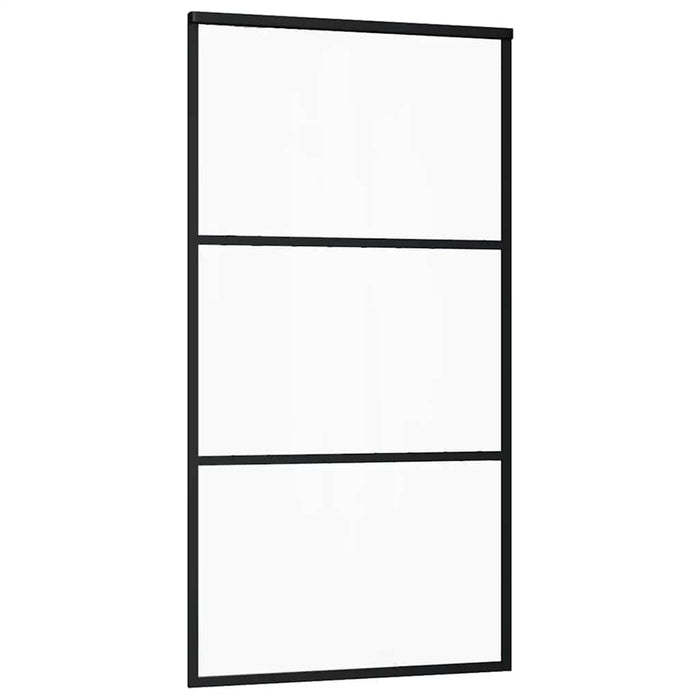 Ușă glisantă cu set de feronerie neagră 102x205 cm Sticlă ESG - WALTI WALTI