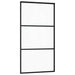Ușă glisantă cu set de feronerie neagră 102x205 cm Sticlă ESG - WALTI WALTI