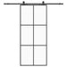Ușă glisantă cu set de feronerie neagră 90x205 cm Sticlă ESG - WALTI WALTI