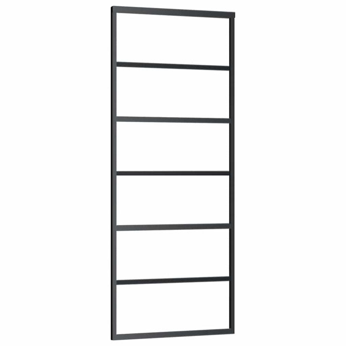 Ușă glisantă cu set de feronerie neagră 76x205 cm Sticlă ESG - WALTI WALTI