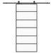 Ușă glisantă cu set de feronerie neagră 90x205 cm Sticlă ESG - WALTI WALTI