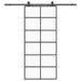 Ușă glisantă cu set de feronerie neagră 90x205 cm Sticlă ESG - WALTI WALTI