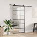 Ușă glisantă cu set de feronerie neagră 102x205 cm Sticlă ESG - WALTI WALTI