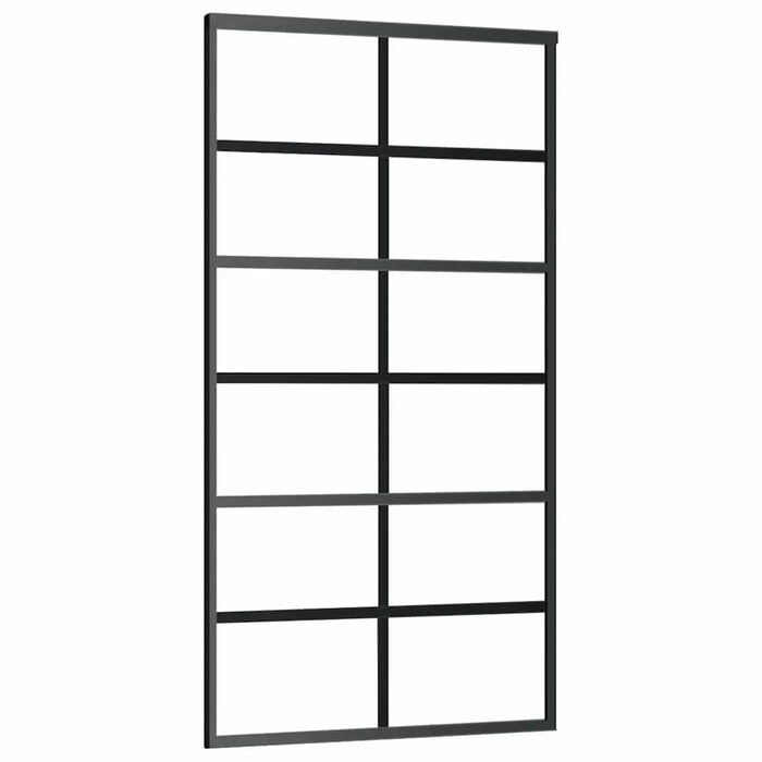 Ușă glisantă cu set de feronerie neagră 102x205 cm Sticlă ESG - WALTI WALTI