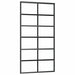Ușă glisantă cu set de feronerie neagră 102x205 cm Sticlă ESG - WALTI WALTI