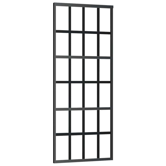 Ușă glisantă cu set de feronerie neagră 76x205 cm Sticlă ESG - WALTI WALTI