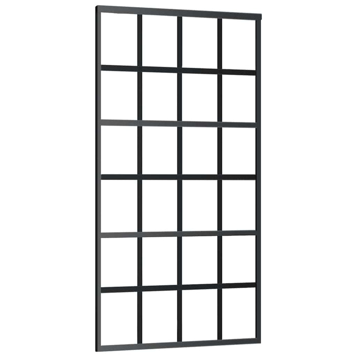 Ușă glisantă cu set de feronerie neagră 102x205 cm Sticlă ESG - WALTI WALTI