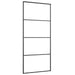 Ușă glisantă cu set de feronerie neagră 90x205 cm Sticlă ESG - WALTI WALTI