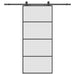 Ușă glisantă cu set de feronerie neagră 90x205 cm Sticlă ESG - WALTI WALTI
