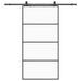 Ușă glisantă cu set de feronerie neagră 102,5x205 cm Sticlă ESG - WALTI WALTI