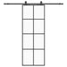 Ușă glisantă cu set de feronerie neagră 76x205 cm Sticlă ESG - WALTI WALTI