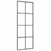 Ușă glisantă cu set de feronerie neagră 76x205 cm Sticlă ESG - WALTI WALTI