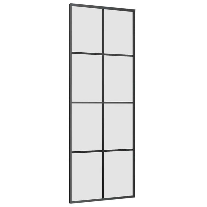 Ușă glisantă cu set de feronerie neagră 76x205 cm Sticlă ESG - WALTI WALTI