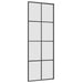 Ușă glisantă cu set de feronerie neagră 76x205 cm Sticlă ESG - WALTI WALTI