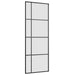 Ușă glisantă cu set de feronerie neagră 76x205 cm Sticlă ESG - WALTI WALTI