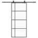 Ușă glisantă cu set de feronerie neagră 90x205 cm Sticlă ESG - WALTI WALTI