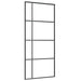 Ușă glisantă cu set de feronerie neagră 90x205 cm Sticlă ESG - WALTI WALTI