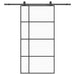 Ușă glisantă cu set de feronerie neagră 102,5x205 cm Sticlă ESG - WALTI WALTI