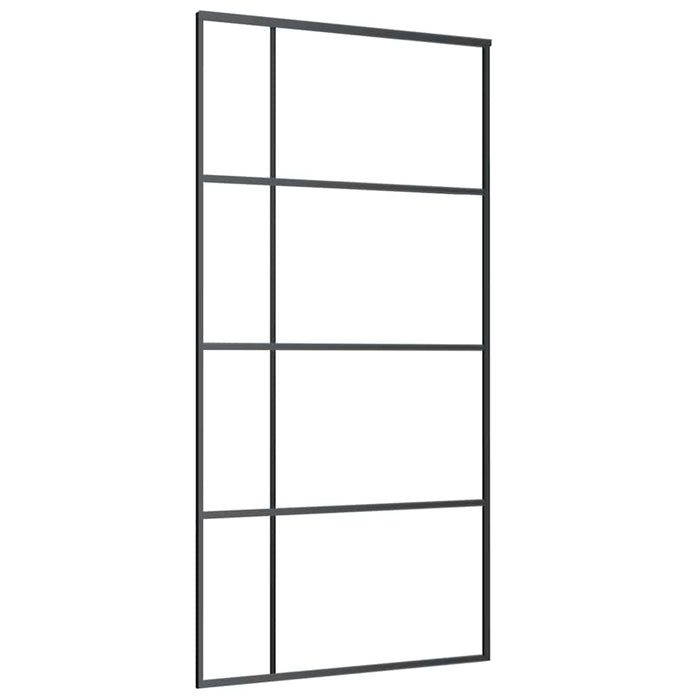 Ușă glisantă cu set de feronerie neagră 102,5x205 cm Sticlă ESG - WALTI WALTI