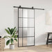 Ușă glisantă cu set de feronerie neagră 102,5x205 cm Sticlă ESG - WALTI WALTI