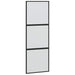 Ușă glisantă cu set feronerie neagră 76x205cm sticlă securizată - WALTI WALTI