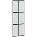 Ușă glisantă cu set feronerie neagră 90x205cm sticlă securizată - WALTI WALTI