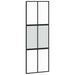 Ușă glisantă cu set feronerie neagră 76x205cm sticlă securizată - WALTI WALTI