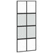 Ușă glisantă cu set feronerie neagră 90x205cm sticlă securizată - WALTI WALTI