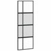Ușă glisantă cu set feronerie neagră 76x205cm sticlă securizată - WALTI WALTI