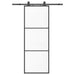 Ușă glisantă cu set de feronerie neagră 76x205 cm Sticlă ESG - WALTI WALTI
