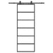 Ușă glisantă cu set de feronerie neagră 76x205 cm Sticlă ESG - WALTI WALTI