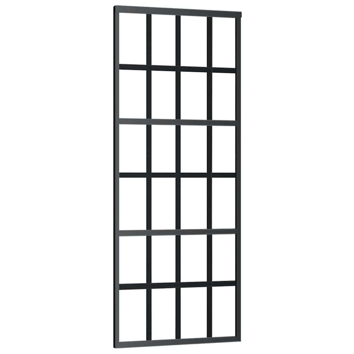 Ușă glisantă cu set de feronerie neagră 76x205 cm Sticlă ESG - WALTI WALTI
