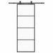 Ușă glisantă cu set de feronerie neagră 76x205 cm Sticlă ESG - WALTI WALTI