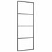 Ușă glisantă cu set de feronerie neagră 76x205 cm Sticlă ESG - WALTI WALTI