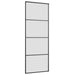 Ușă glisantă cu set de feronerie neagră 76x205 cm Sticlă ESG - WALTI WALTI