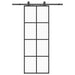 Ușă glisantă cu set de feronerie neagră 76x205 cm Sticlă ESG - WALTI WALTI